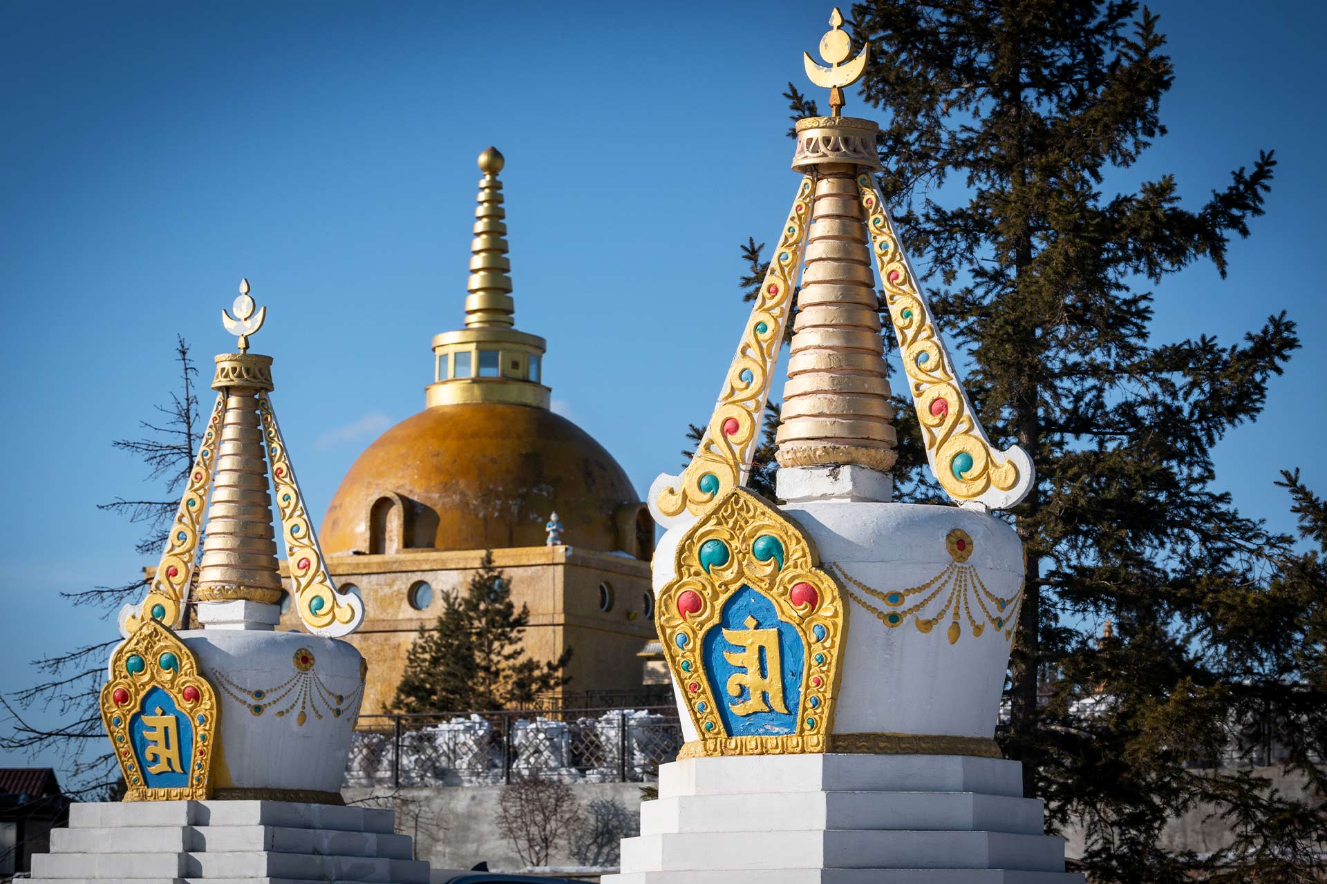 Stupas of datsan